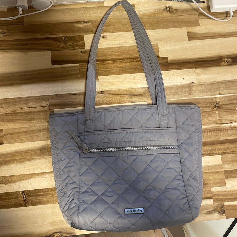 Grey Vera Bradley Small Tote